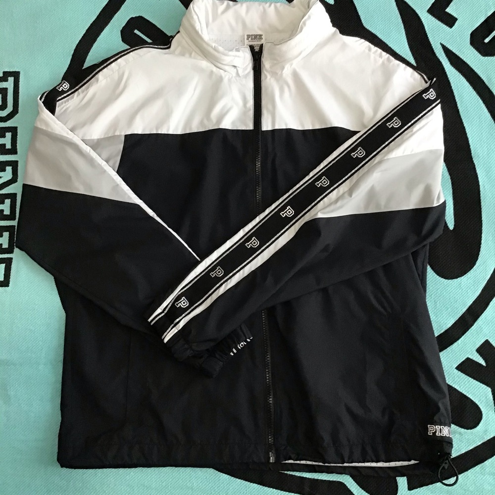 NEW VS PINK Colorblock Windbreaker XS/S RARE - Picture 1 of 11